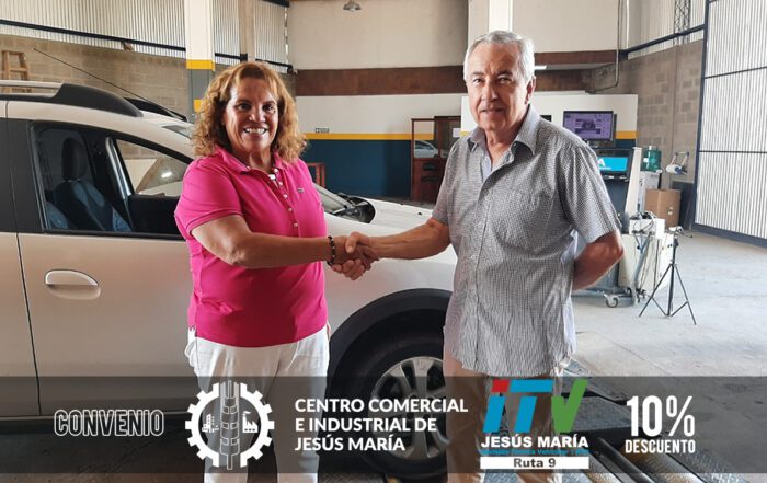 Convenio Centro Comercial de Jesús María con ITV
